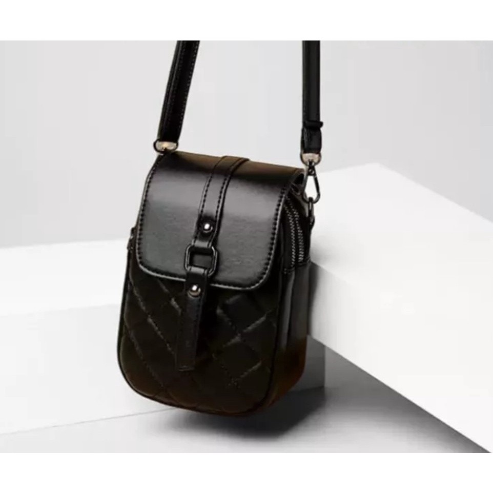 Tas Hp Wanita Tas Selempang BORDER kekinian/SLINGBAG PREMIUM WANITA/TAS HP DOMPET KULIT PREMIUM