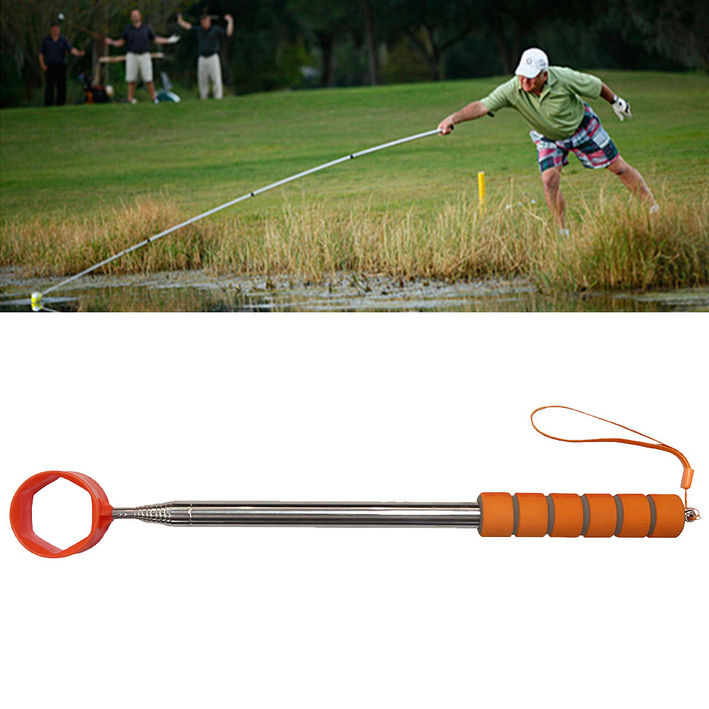 886 FT Telescopic Golf Ball Retriever Extendable Golf Ball Retriever NonSlip Handle Golf Accessories
