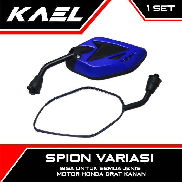 Spion Verano Variasi Honda Beat FI-F1-Pop-eSP-Street/Supra-X-125/Blade - Biru