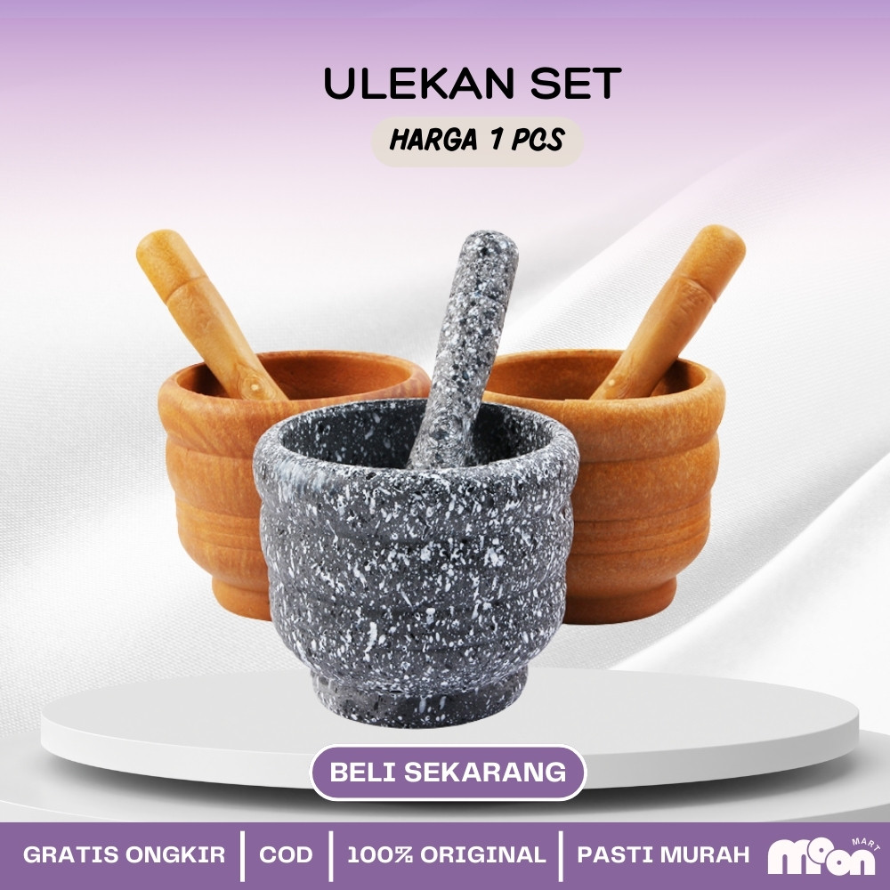 Ulekan Plastik | Cobek Tumbukan Bumbu | Lumpang Obat | Cobek Tumbukan Rujak Bebek | Cobek Aesthetic 