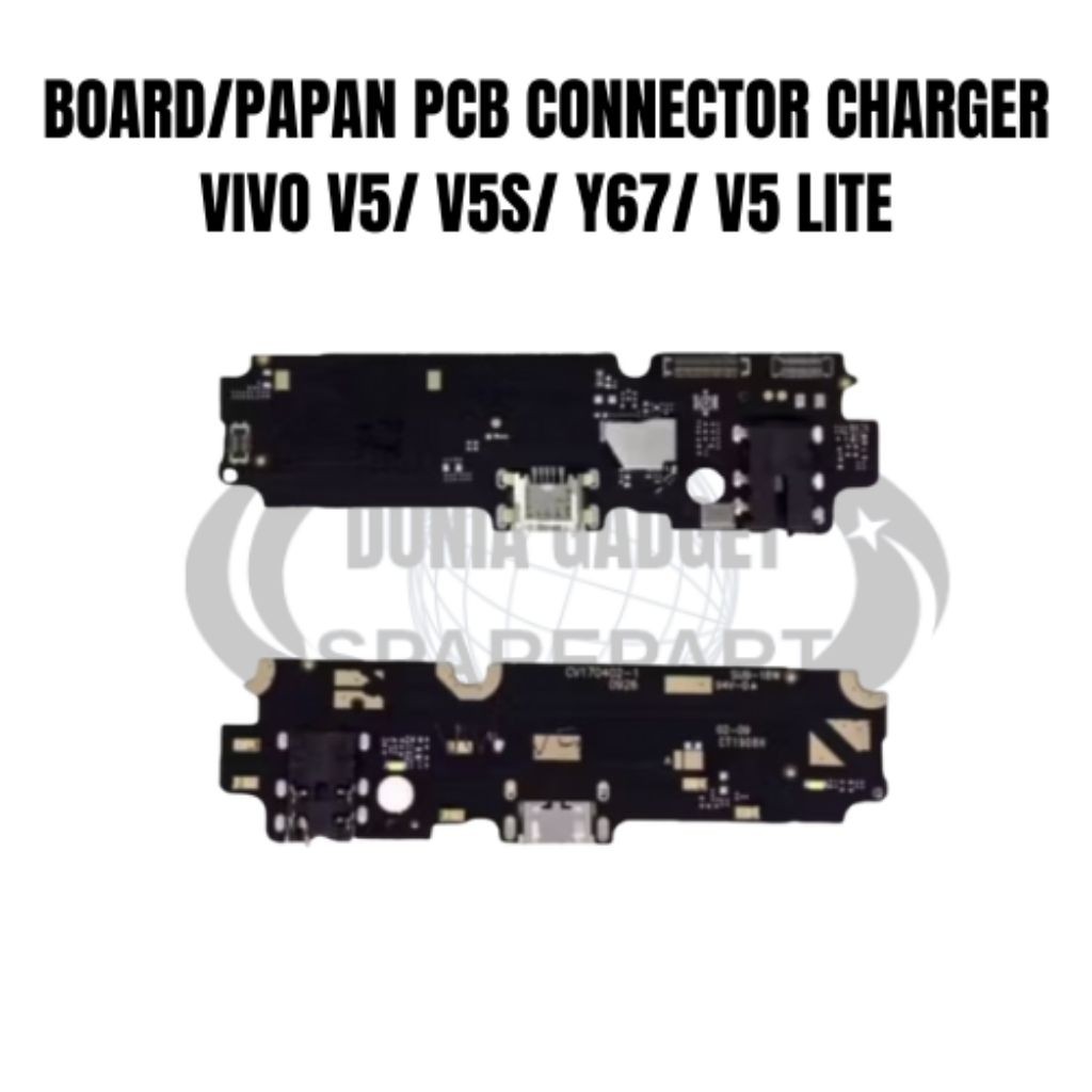 PAPAN/BOARD VIVO V5/ V5S/ Y67/ V5 LITE  PCB CONNECTOR CHARGER 100% ORIGINAL Kualitas seperti bawaan 