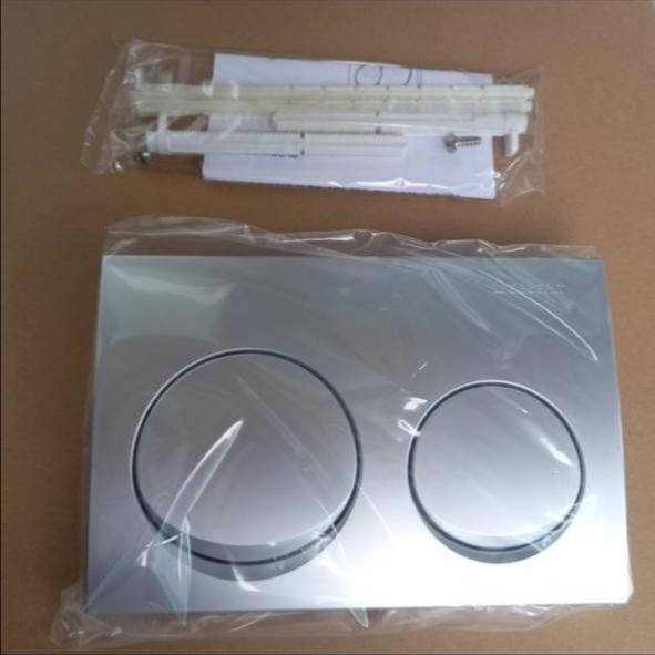 TOMBOL KLOSET TOTO 115.040.46.5 Actuator (Matt Chrome) utk CW824NPJ,CW620NJ,CW822RJT2,CW822NJ