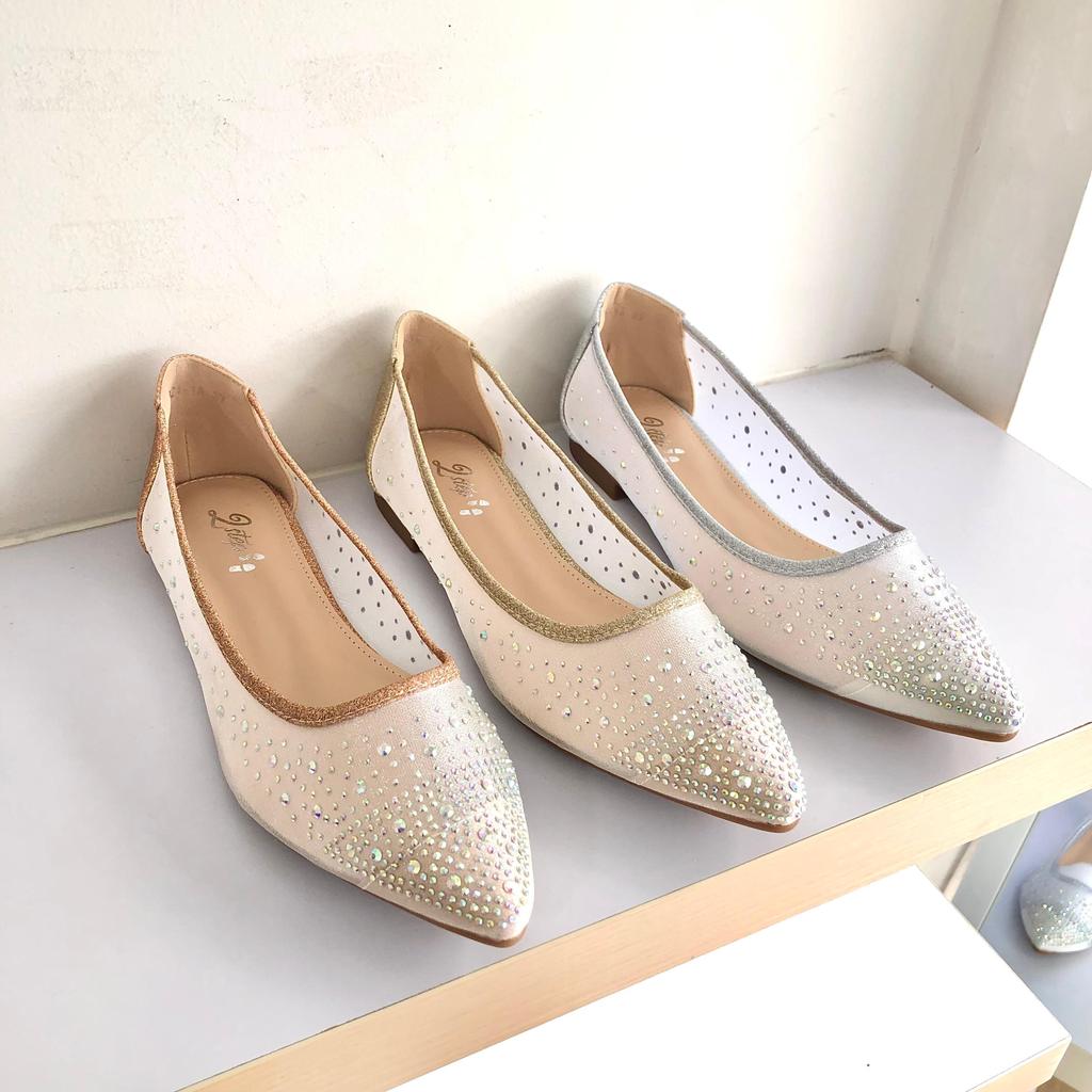 2Step - 2021-1A Sepatu Flat Balet Pesta Wanita