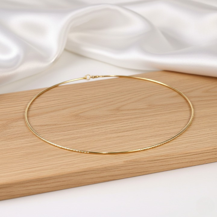 Xuping - Kalung Choker Polos Mas 004