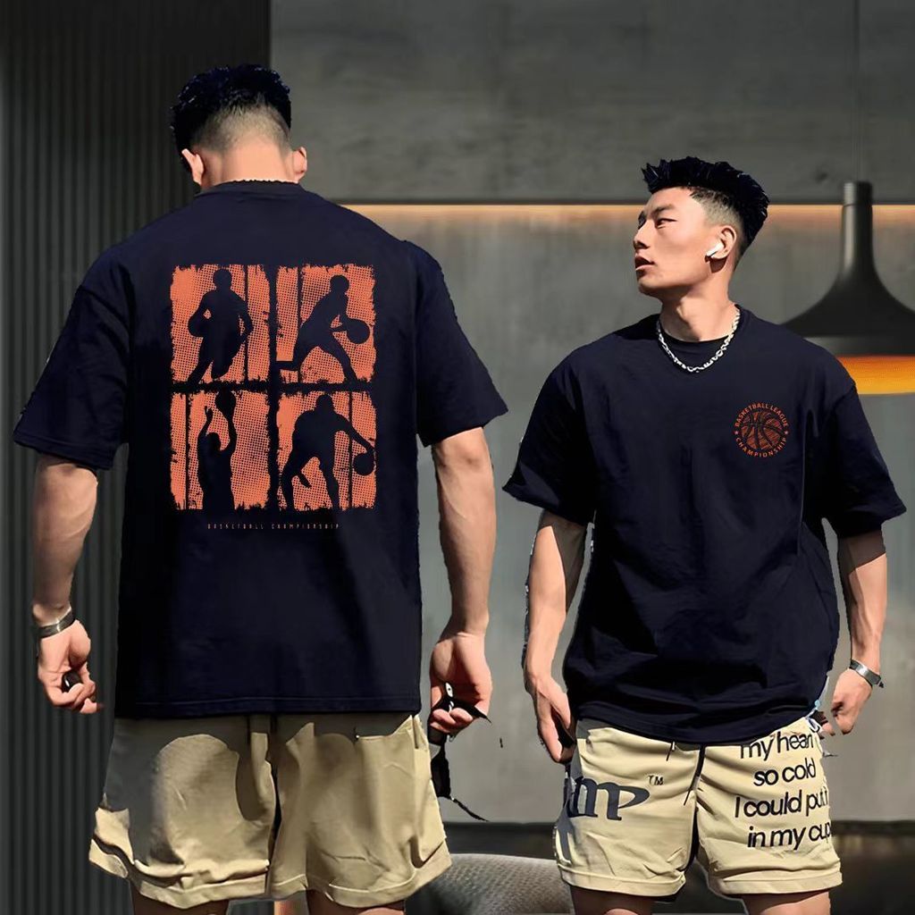 Pakaian basket musim panas baru yang cepat kering T-shirt Amerika pakaian menembak lari kaus latihan