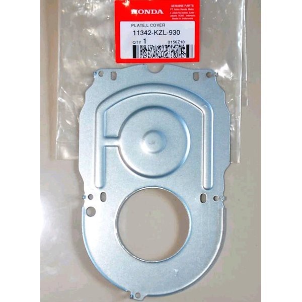 plat tutup gigi selahan beat F1plate L cover cvt genio beat FI vario 110 karbu 11342kzl930