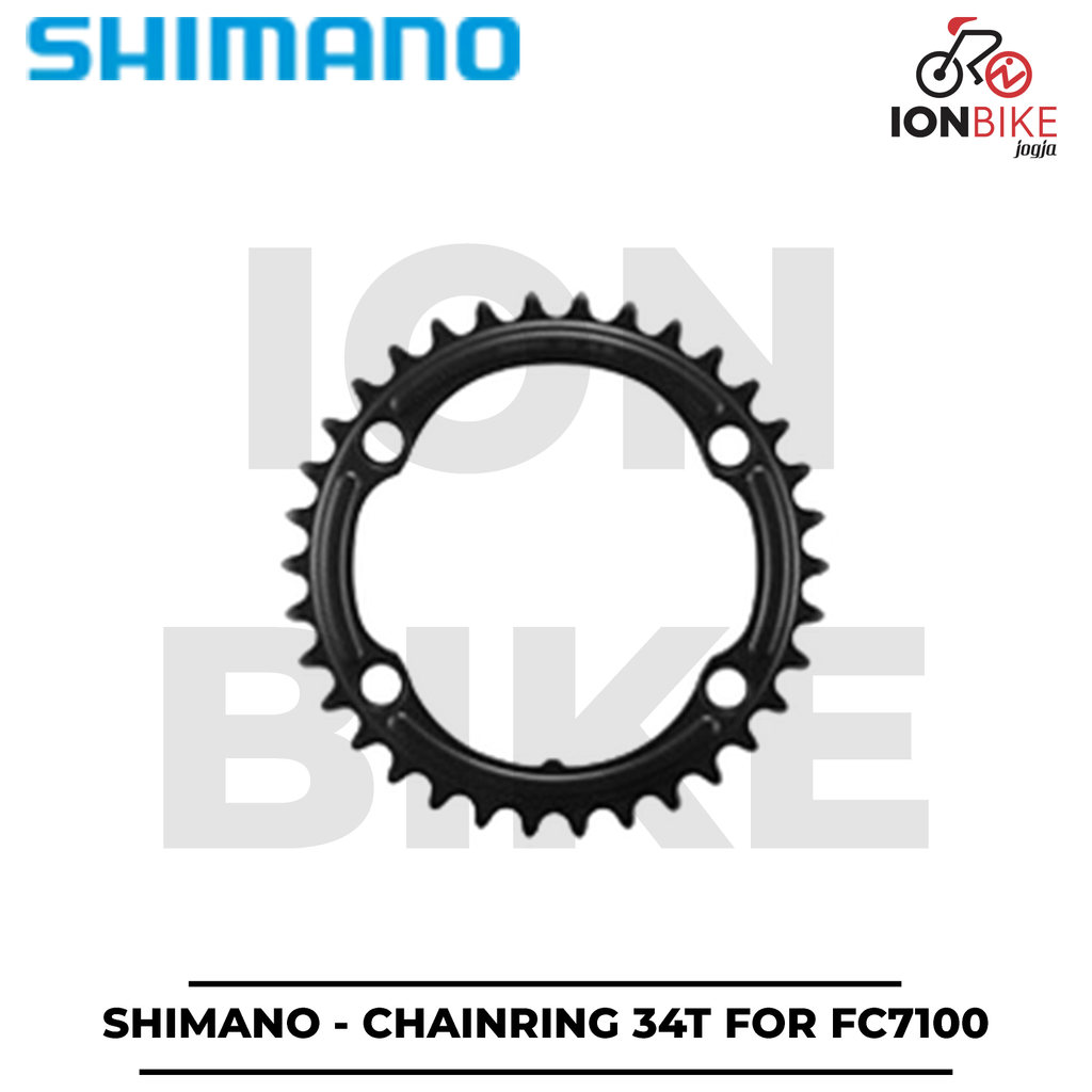 Chainring Shimano 105 34T For FC-R7100 12 Speed R-7100 Chain Ring Gear Depan Kecil 34 T Roadbike Sep