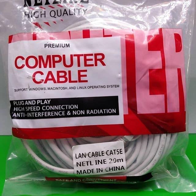 (digitaldecor) Kabel LAN 20M Cat5E 20Meter / UTP Cable 20 Meter