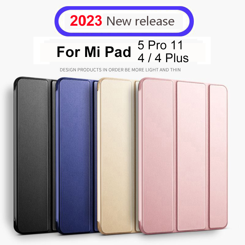 For  mi pad 4 plus  pad4 Smart Case tablet silicon PU Leather Flip Cover MIPAD 5 Case Pro 11 full Pr