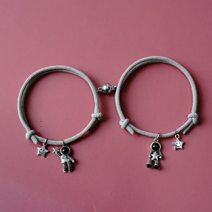 Gelang Couple Magnet Pacar Set LDR Kembaran Kado Cewek Pacar Hadiah -