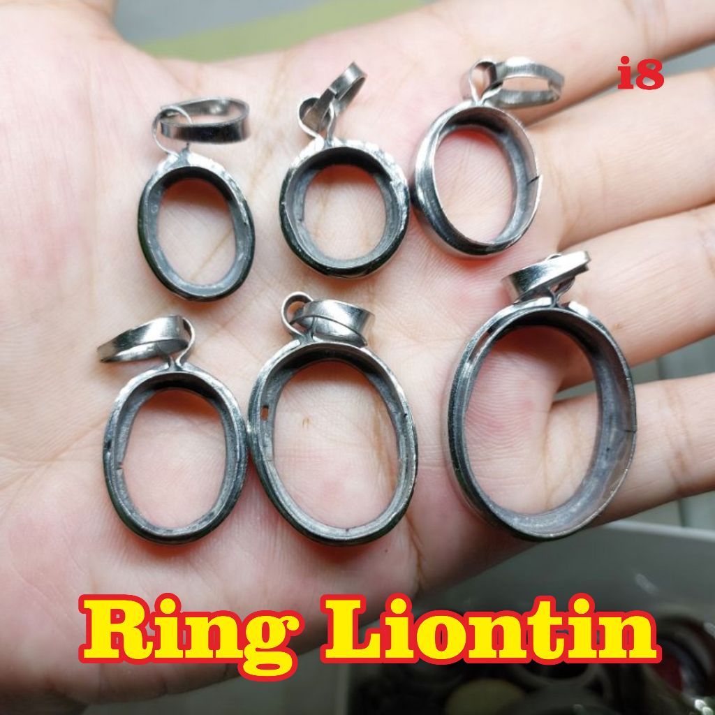 Liontin Cewek Cowok / Ring Liontin Monel Murah / i08 permata