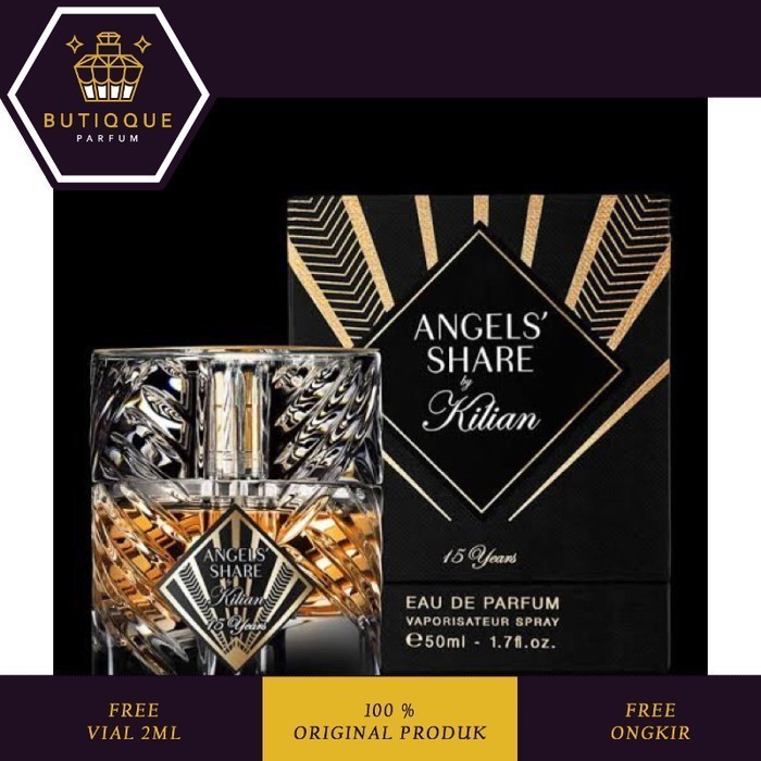 PARFUM KILIAN ANGEL SHARE LIMITED EDITION EDP 50 ML  Box Segel + Batchcode