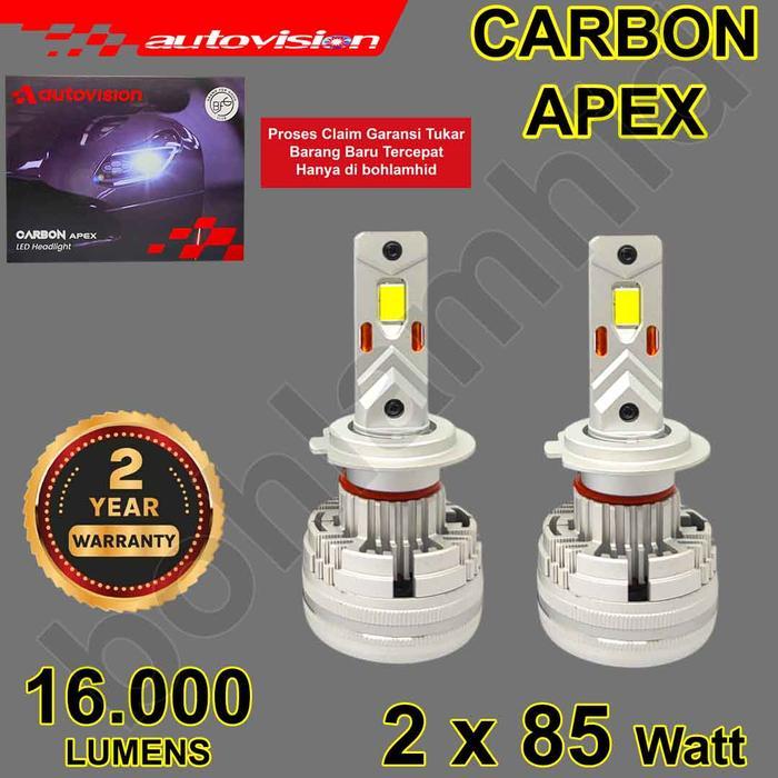 Lampu LED Mobil Autovision Caon LX H11 H16 H8 126Watt 13000Lumens - APEX H7 W