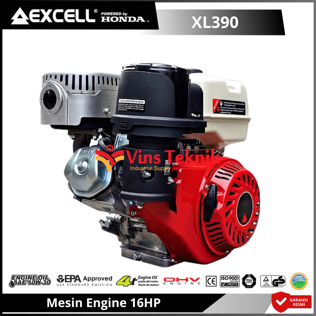EXCELL XL390 Mesin penggerak Gasoline engine Bensin 20 HP HONDA XL 390
