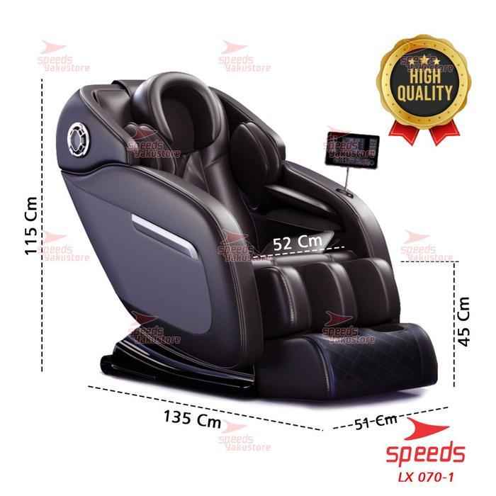 SPEEDS Kursi Pijat Elektrik Kursi Pijat Mobile Kursi Pijat Rumah Alat Pijat Elektrik 070-1 - KURSI P