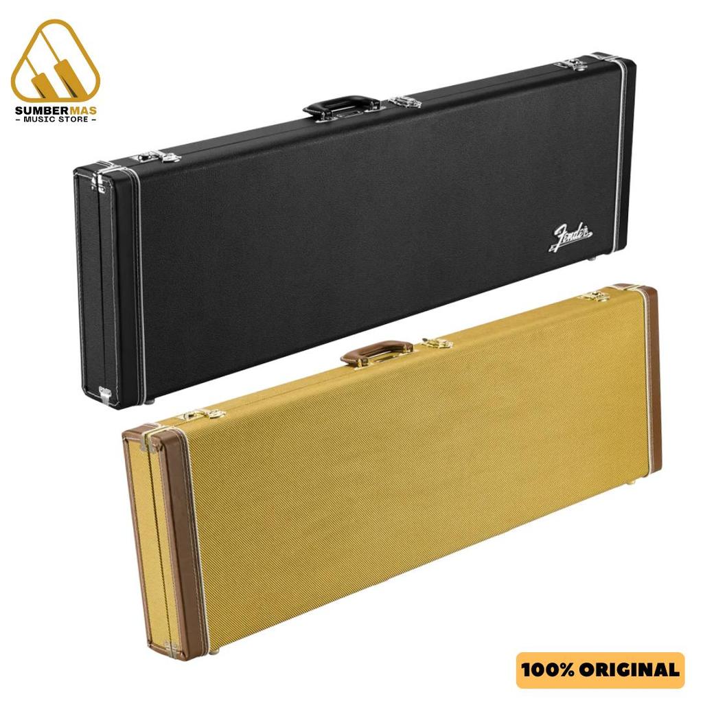 Fender Classic Series Precision/Jazz Bass Guitar Wood Case - Hardcase Koper Gitar Listrik Elektrik H