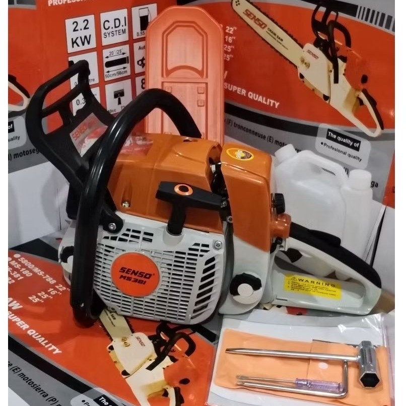 Chainsaw Only Senso 381 Mesin Gergaji Senso 381 Only