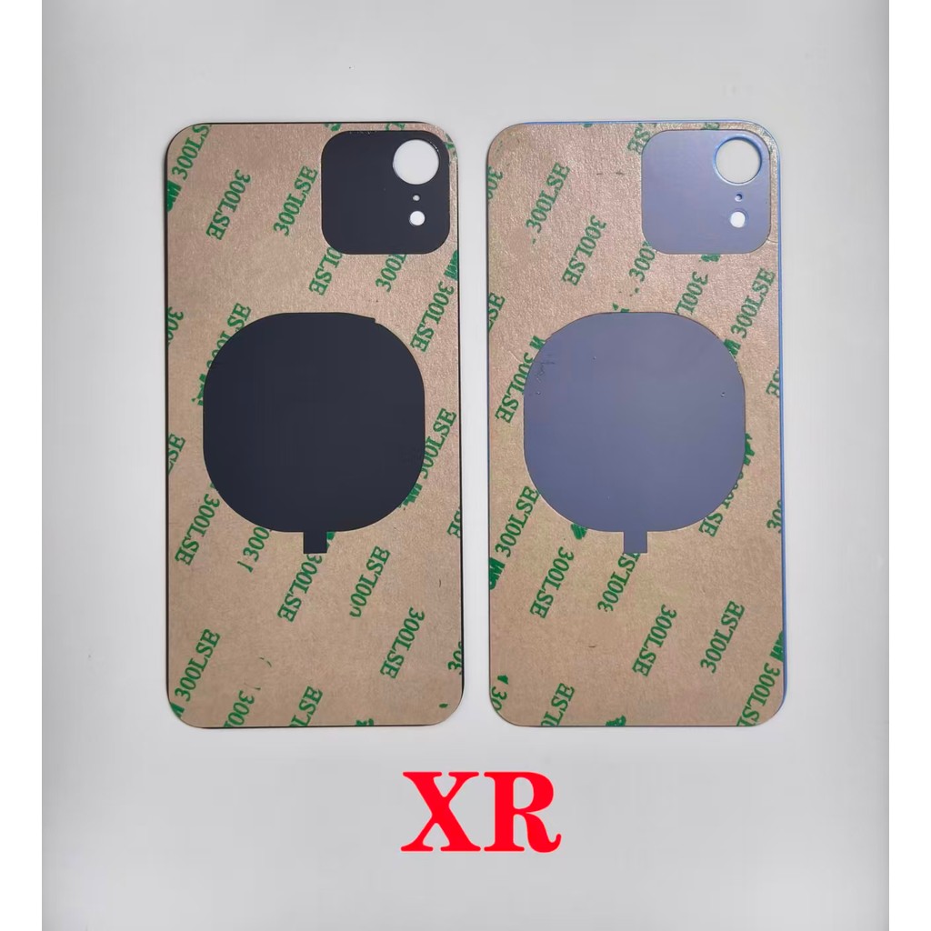 Original Back Glass For iphone XR Back Battery Cover Rear Door Big Hole For iphone xr Back Housing R