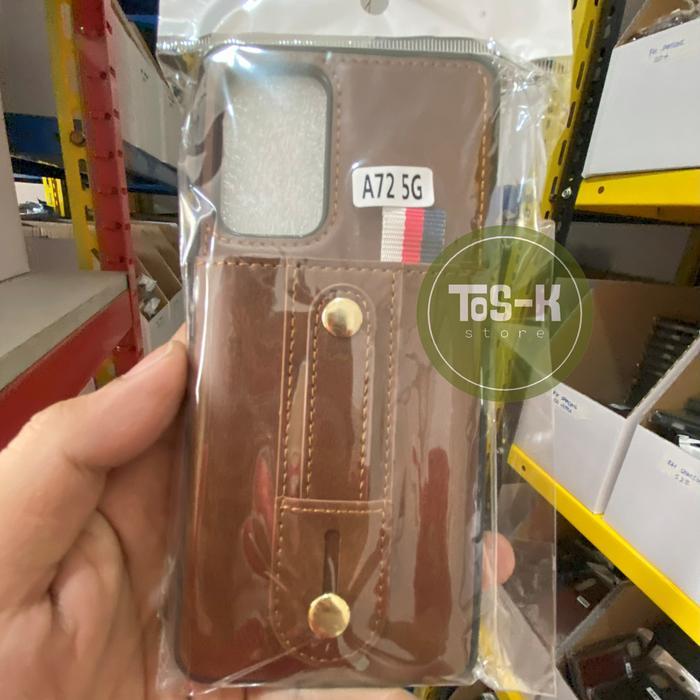 [MEDIATEK] Casing Hp untuk Samsung A73 A72 A71 A53 A52 A52S A51 A33 A32 Back Case PU Leather Wallet 