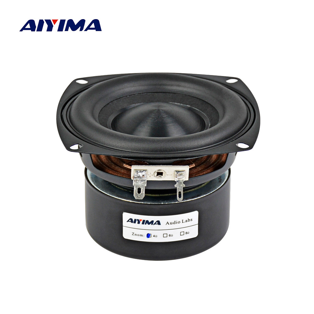 AIYIMA 4 In Auo Portable Speaker 4 8 Ohm 40 W Full Range Bass Speaker Altavoz Portatil Hifi Stereo S
