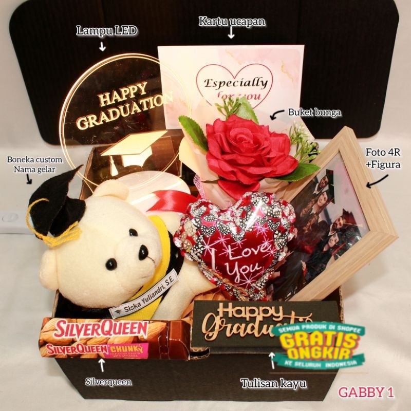 KADO WISUDA / GIFT WISUDA / HAMPERS WISUDA / KADO WISUDA CEWEK / KADO WISUDA COWOK / HADIAH WISUDA /