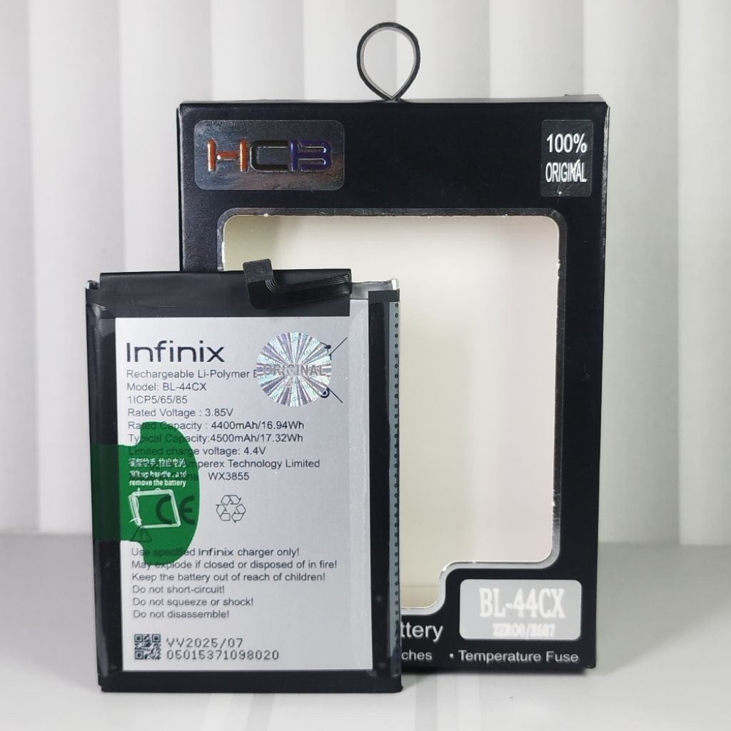 Batre Baterai Infinix Zero 8 X687 BL-44CX ORIGINAL 100% Battery 4500mAh