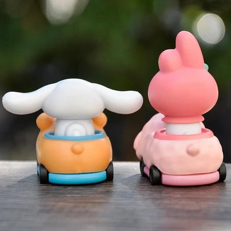 Cute Sanrio Hello Kitty Decoration Doll Anime Figure Cinnamoroll Q Figural Car Desk Cake Decoration 