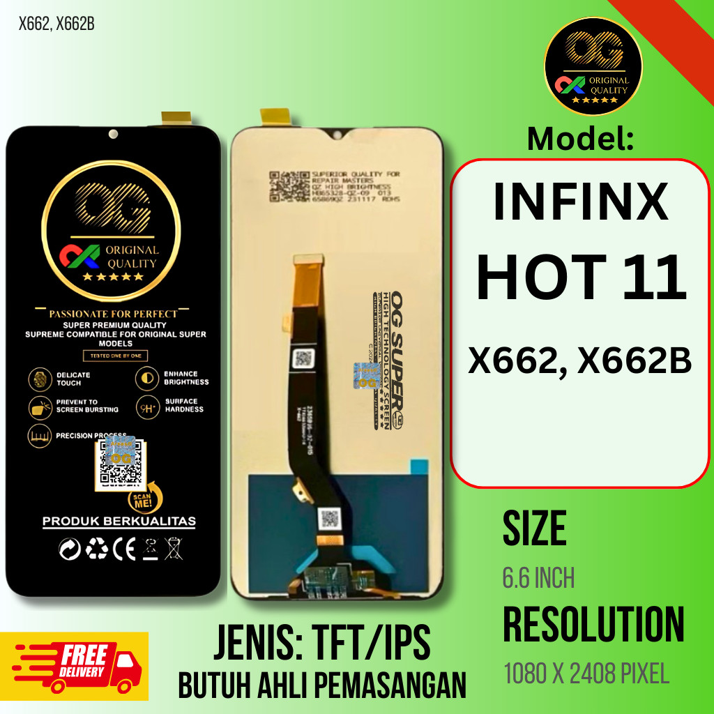 LCD TS Handphone INFINIX HOT 11 / X662 / X662B