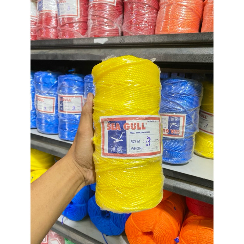 Tali Tambang 3mm 1 Rol 200 meter Sea Gull - Tali Tampar / Tali Layangan - Tali Jemuran