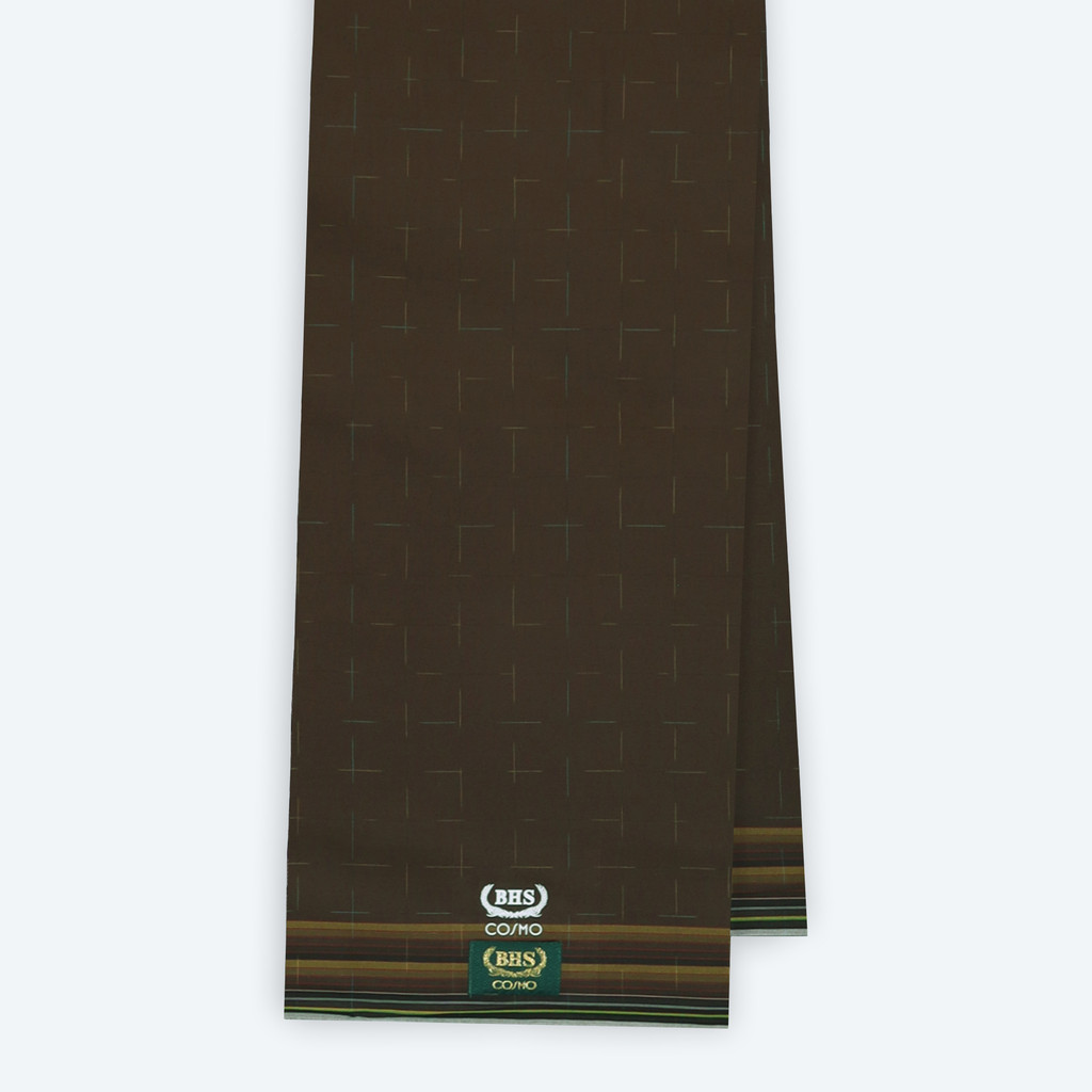 Sarung BHS Original 100% Asli | Sarung BHS Cosmo Gold Motif K26 PRC Olive Muda