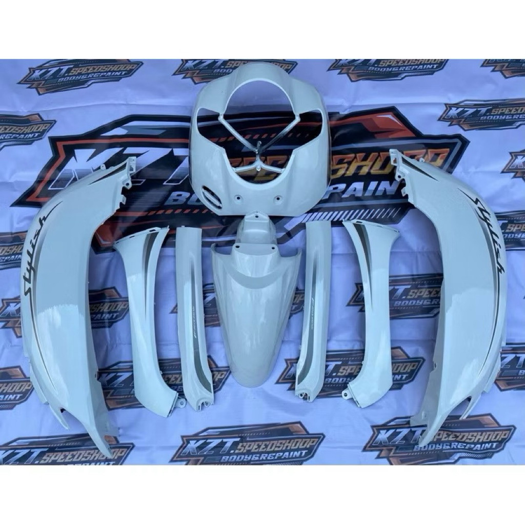 Cover body set scoopy k93 2017 2018 2019 2020 cover body full set scoopy halus warna hitam merah dof