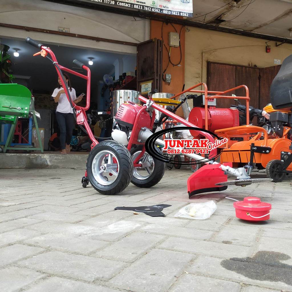 Mesin Potong Rumput Dorong 4 Tak| 3  Fungsi|Multifungsi