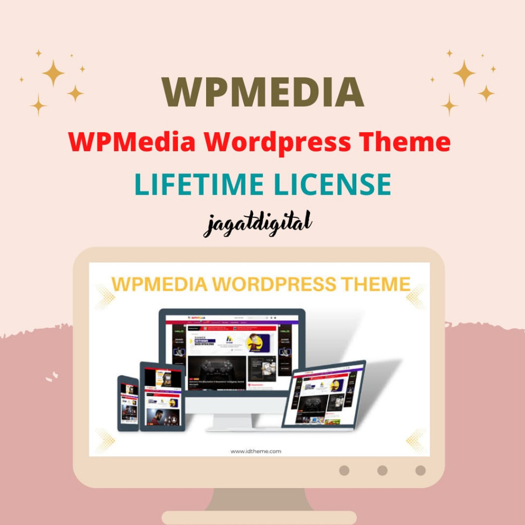 Theme Wpmedia (License Original Lifetime) - Theme web berita Modern dan Cepat