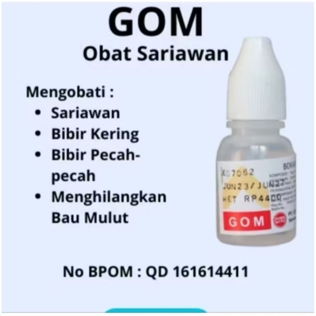GOM Obat Sariawan