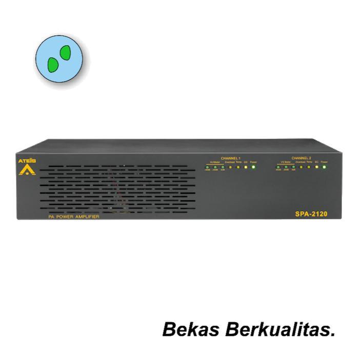 Ateis SPA2120 (120w x 2ch) PA Power Amplifier Sound System Impor Bekas