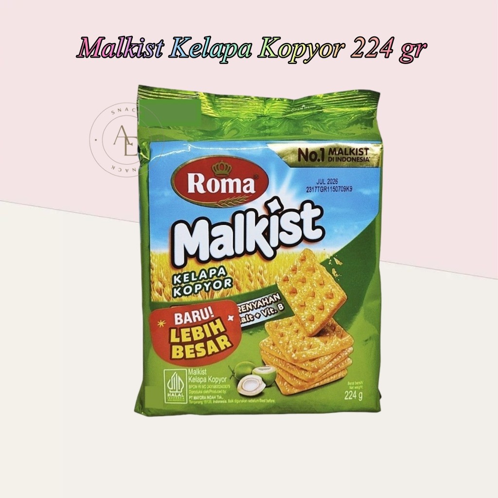 Malkist Kelapa Kopyor 224 gr