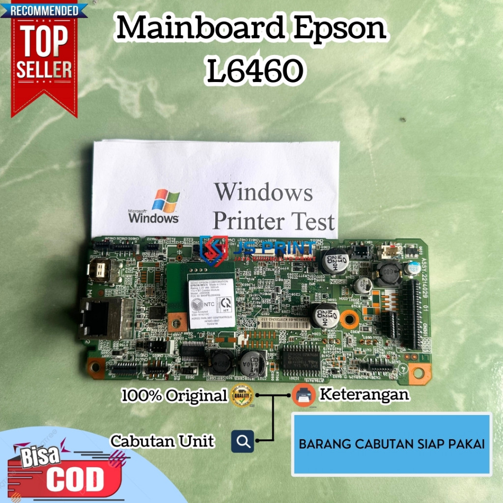 Mainboard Printer Epson L6460 L6490 Logic Board Printer L6460 L6490