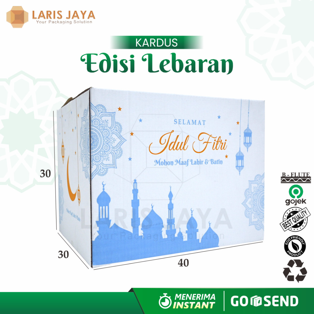 Box Parcel 40x30x 30 Kardus/Parcel Besar/Parcel/Parcell/Lebaran/Parcel lebaran/Idul Fitri/Fitri