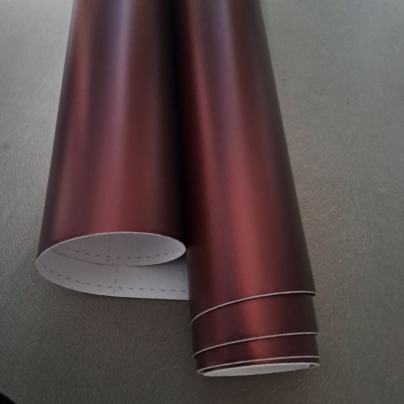 Skotlet Merah Tua Metalik Stiker Scotlet Dark red Candy Metalic Scotlite Merah Doff Untuk Variasi Li