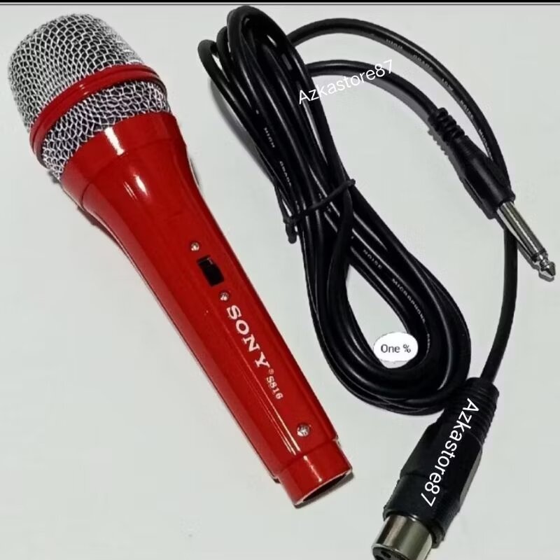 TERLARIS microphone sony 816 mic kabel panjang mic karaoke suara bagus jernih