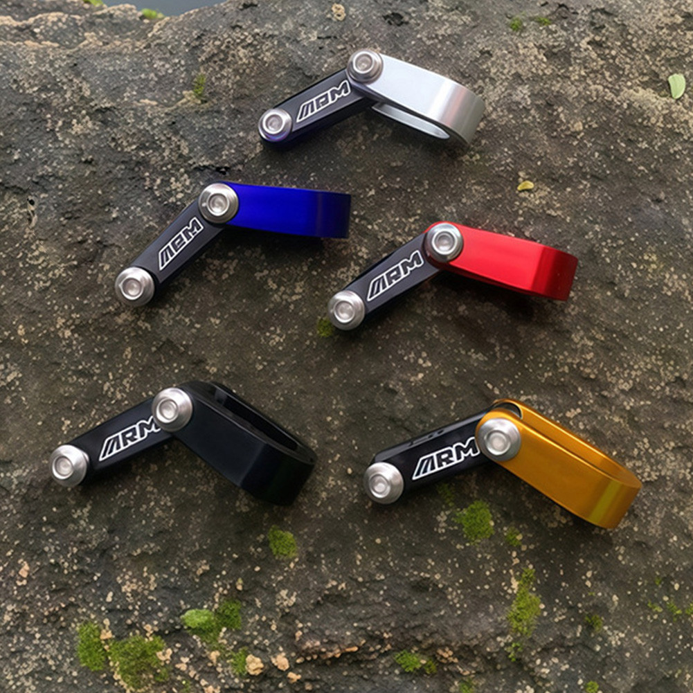 Braket Selang Rem Motor Kuat dan Ringan CNC Aluminium untuk Skuter Bermotor, Pilihan Warna Bervarias