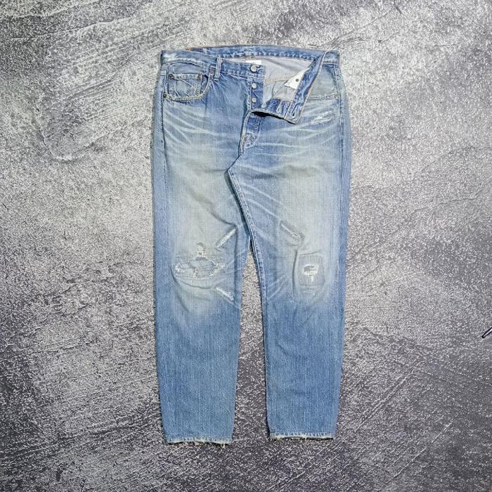Celana panjang jeans ripped reguler L 501 murah size 39