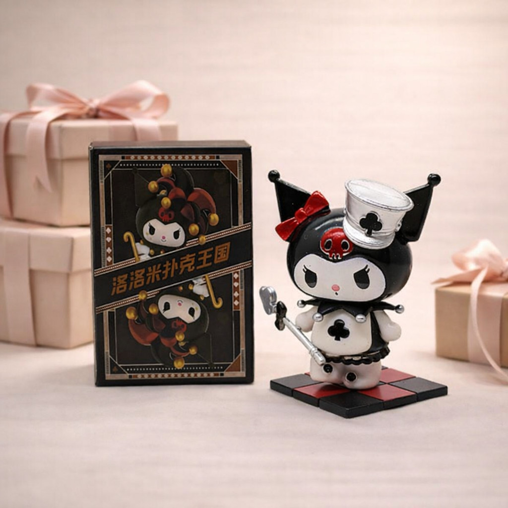 Figure Pajangan Kuromi Sanrio Poker Kingdom - Pajangan Meja Koleksi Unik