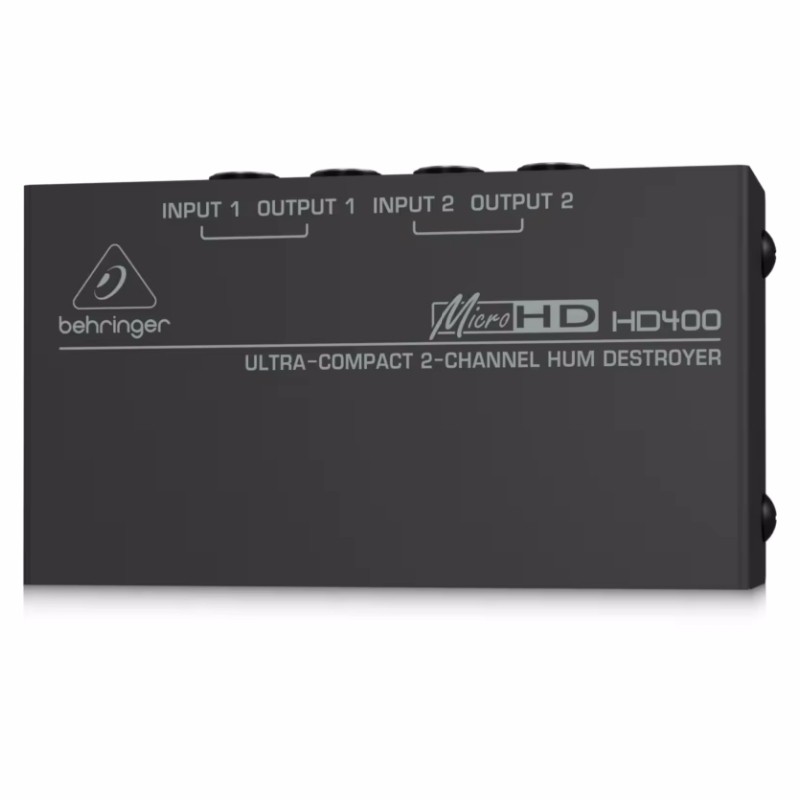 UltraCompact 2 Channel Hum destroyer Removes AC hum and noise  fast, easy and reliable BEHRINGER HD4