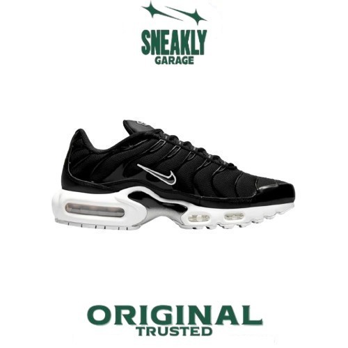 Sepatu Nike Tn Air Max Plus Black White  Sneakers Unisex