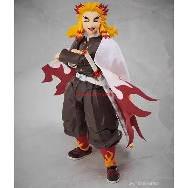 in Stock Original Buzzmod 1.0 2.0 Demon Slayer Kyojuro Rengoku Kyoujurou Action Figures Anime Figura