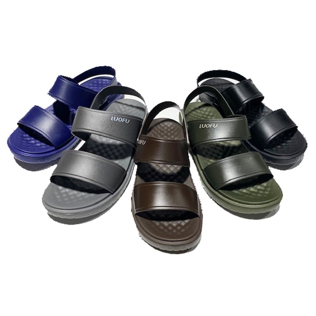Luofu Sandal Tali Jelly Pria Karet E6214TL-E (M3) Luofu Import