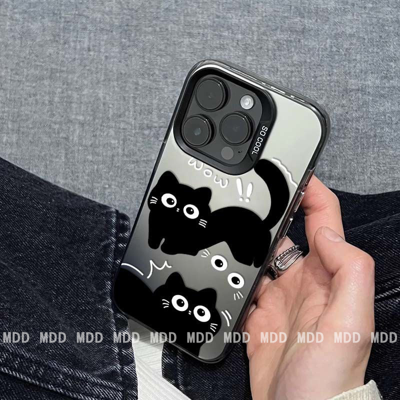 Straight edge Color Silver Casing HP Untuk OPPO Find X8 X5 Pro 5G A1K A9 A5 2020 A5S A7 A12 A11K A3S