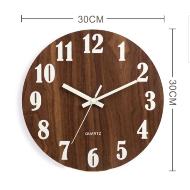 Jam dinding kayu / Jam dinding kayu jati