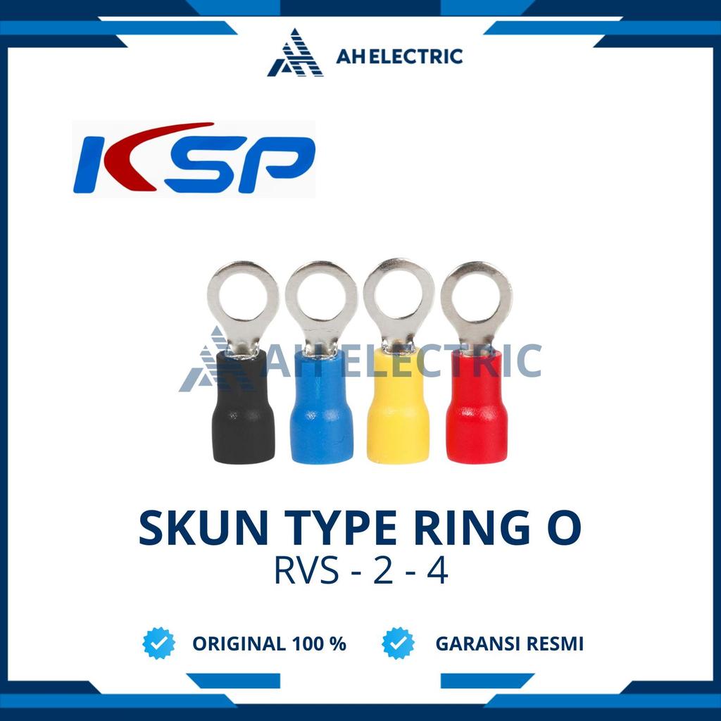 KSP SKUN KABEL TYPE RING O 1.25-2.5 mm | RVS - 2 - 4 | SKUN O BULAT